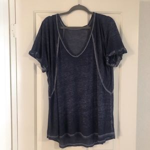 Free People Oversized Tee